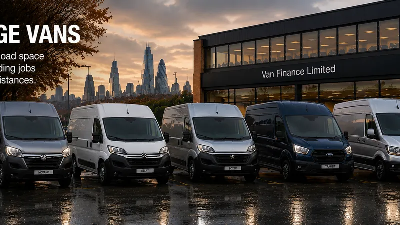 Used large van finance