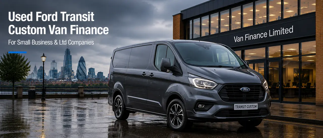 Used Ford Transit Custom van finance for UK limited companies