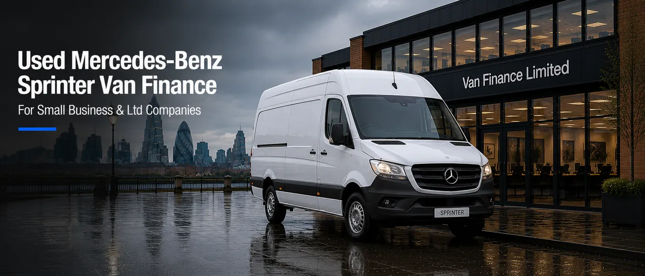 Used Mercedes-Benz Sprinter van finance for UK limited companies
