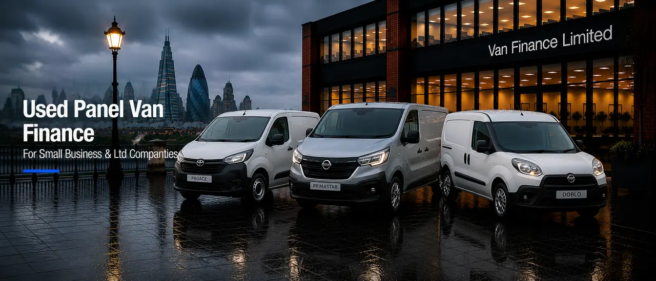 Used panel van finance for UK limited companies