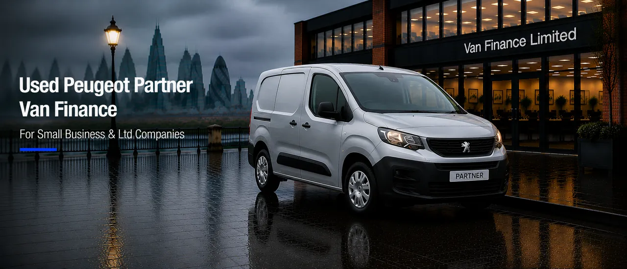 Used Peugeot Partner van finance for UK limited companies