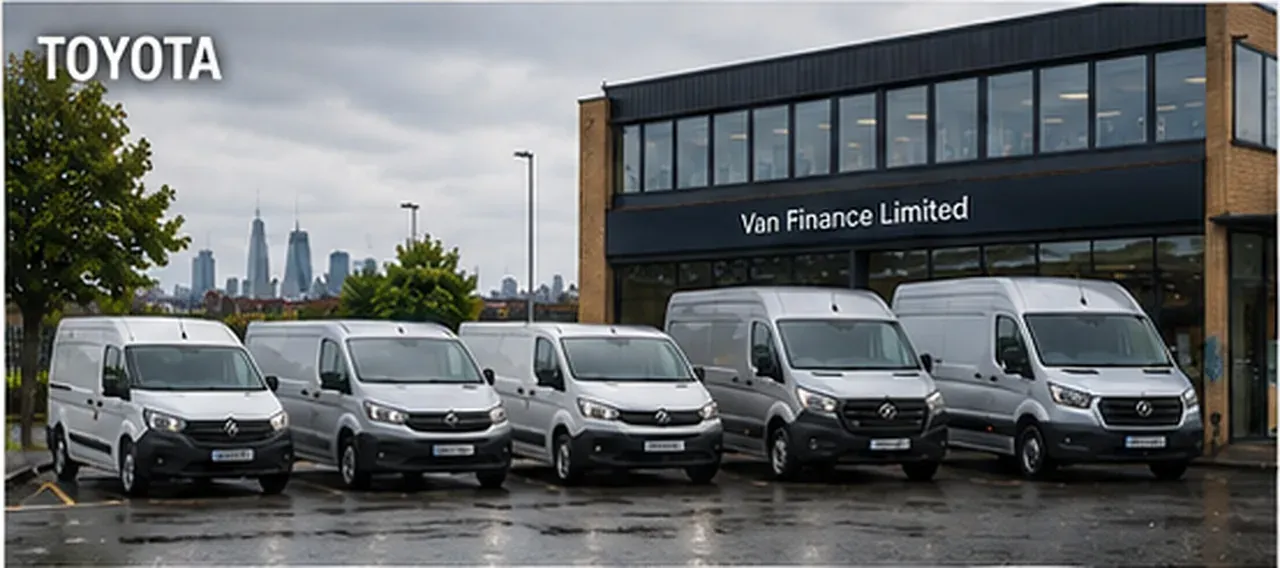 Used Toyota van finance — Toyota van range for UK limited companies